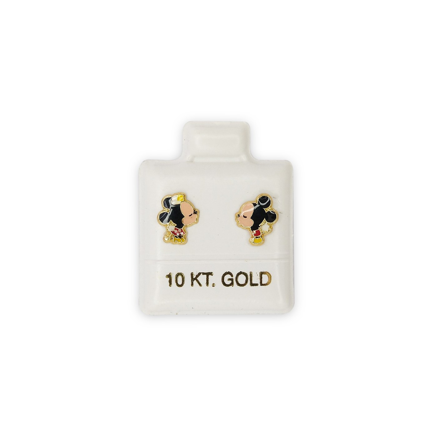 Aretes Micky love en oro de 10 quilates