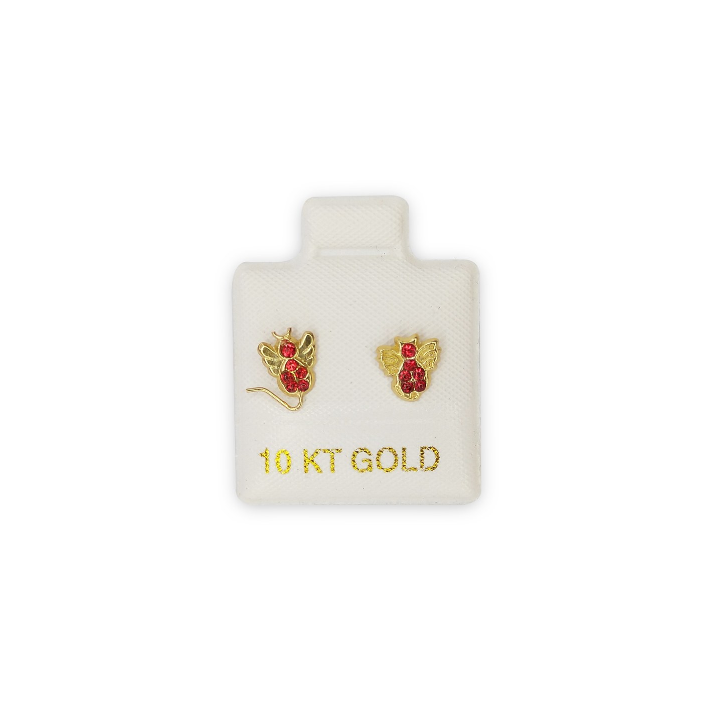 Aretes Diablito mini en oro de 10 quilates