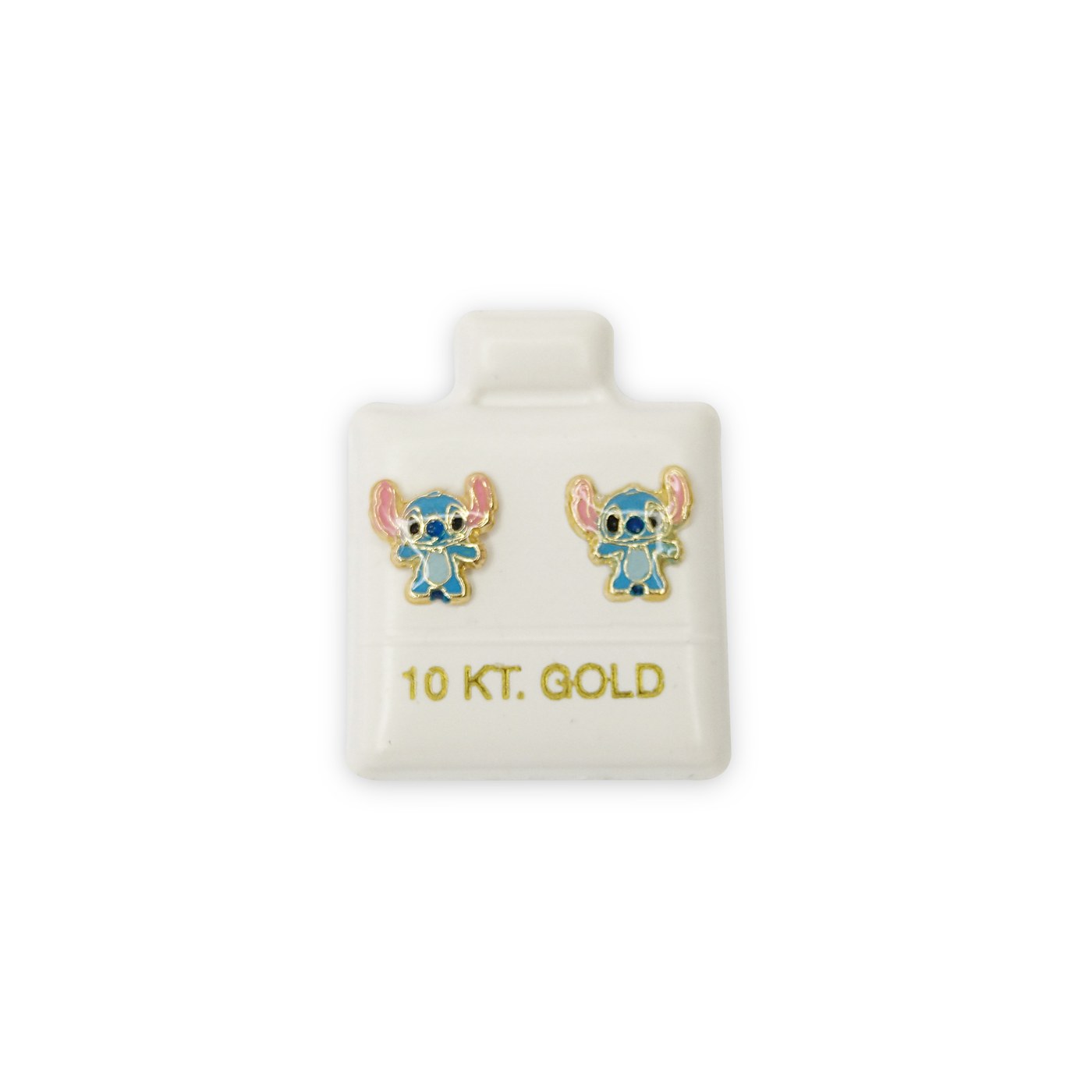 Aretes Stich en oro de 10 quilates