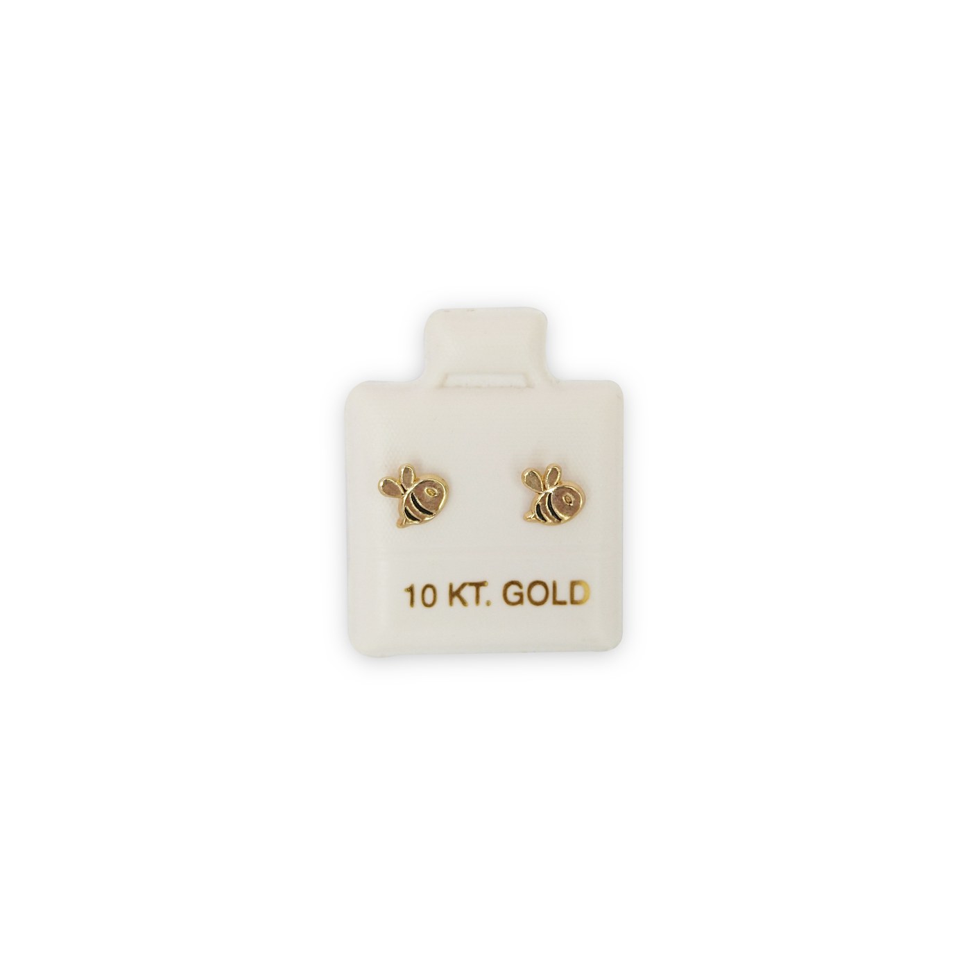 Aretes Abeja en oro de 10 quilates
