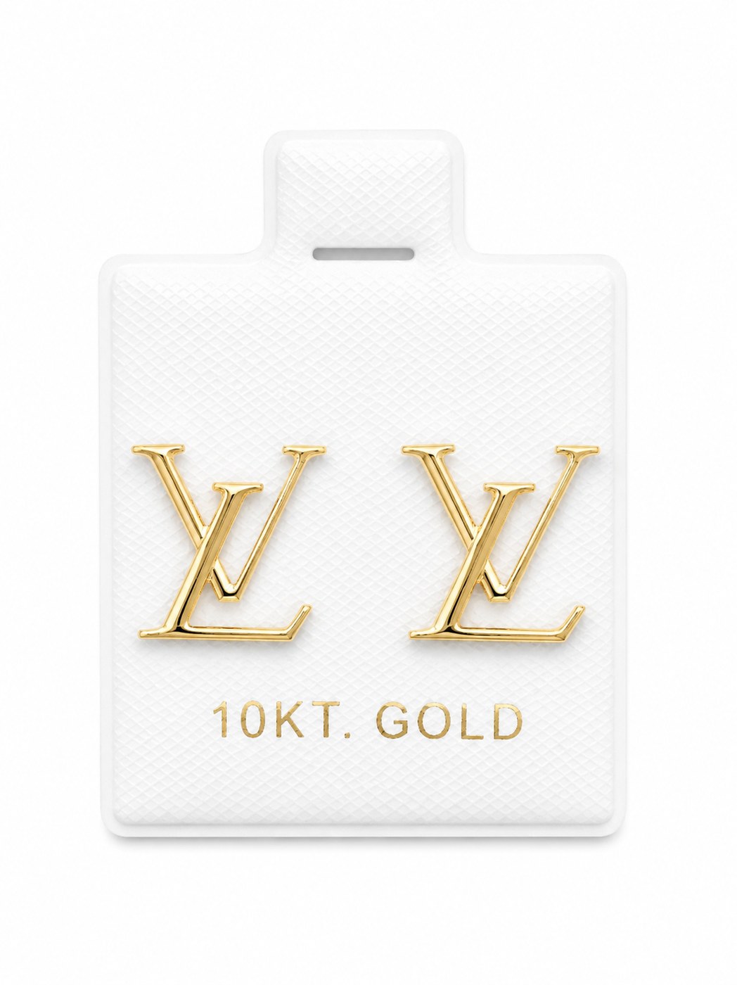 Aretes Louis Vuitton Linea en oro de 10 quilates