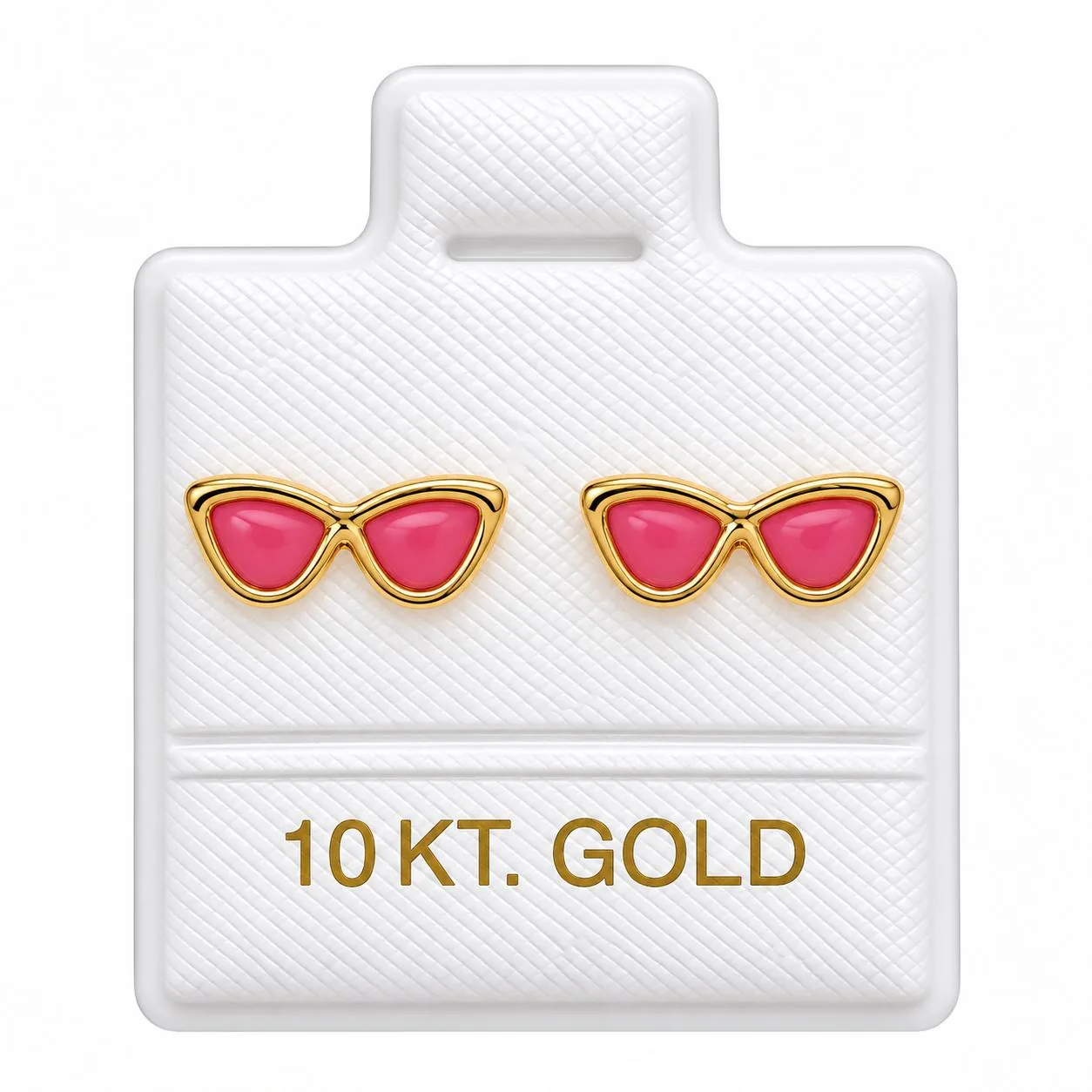 Lentes Rosa con sello de 10K, Omorfia