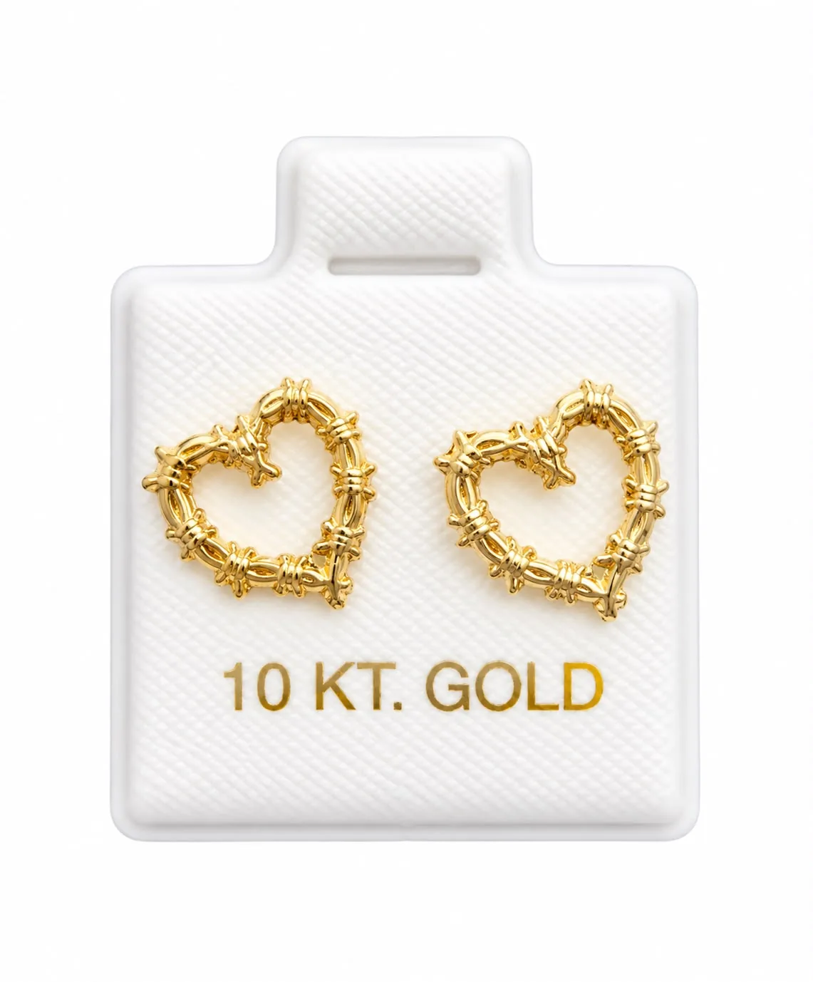 Corazon puas con sello de 10K, Omorfia