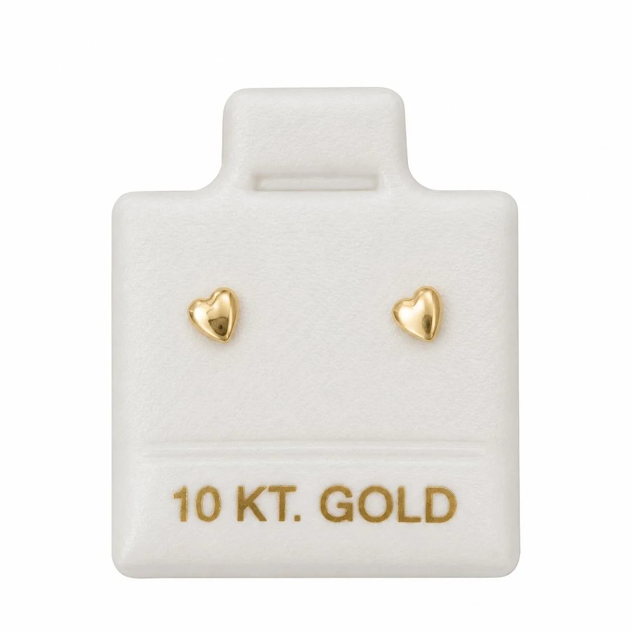 Corazón mini relleno con sello de 10K, Omorfia
