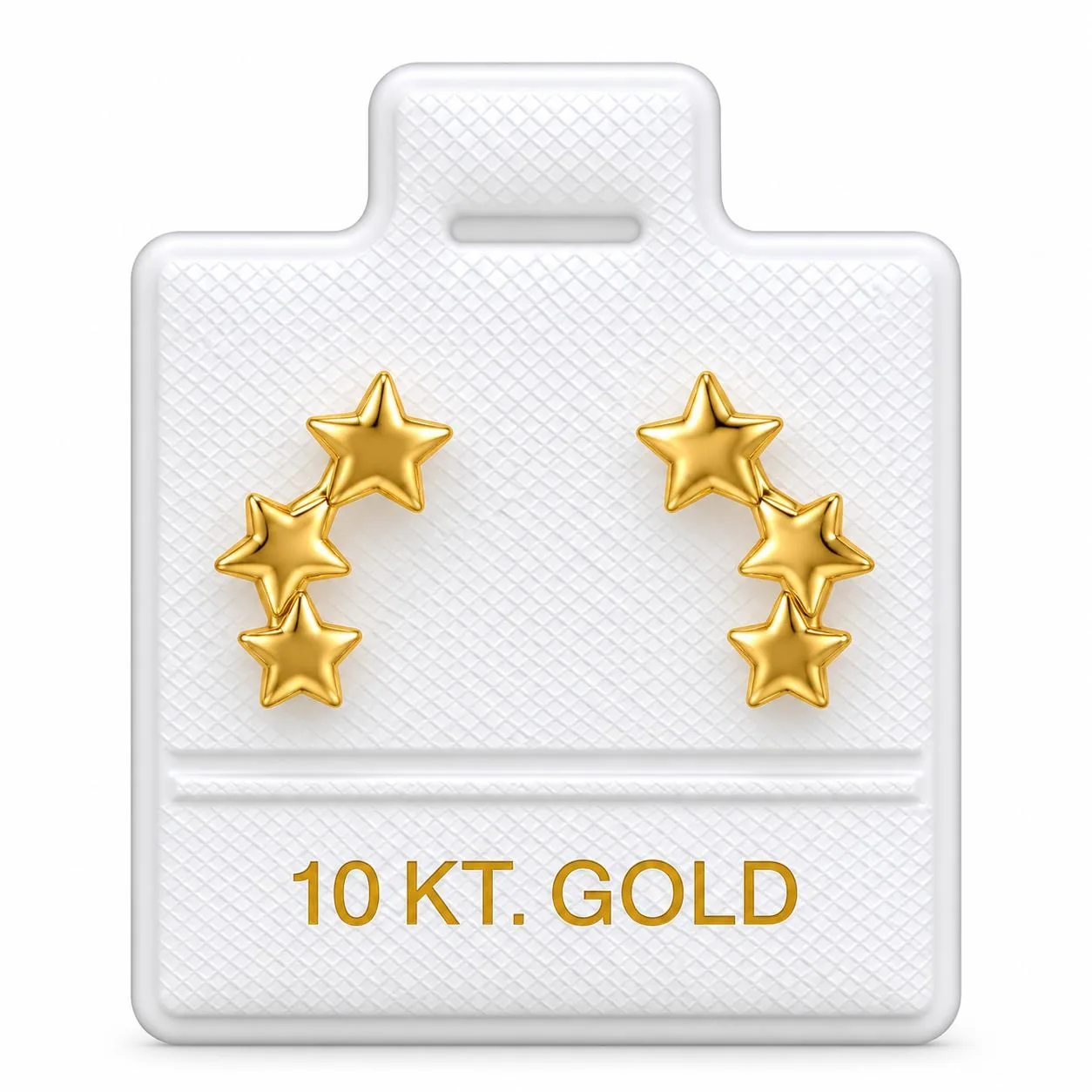 Estrella Triple con sello de 10K, Omorfia