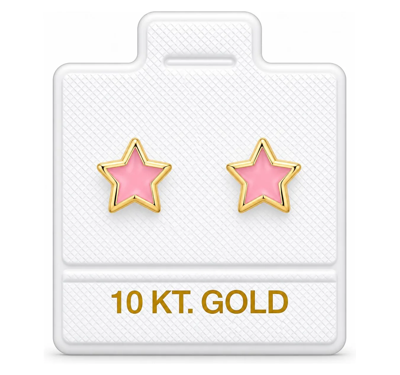 Estrella Rosa Mini con sello de 10K, Omorfia