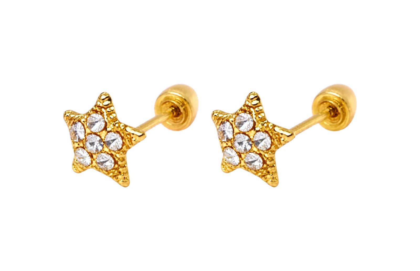 Estrella Zirconia mini en oro 10K, Omorfia